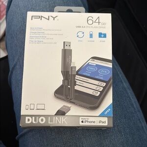 Duo Link 64GB USB 3.0 OTG Flash Drive - Black